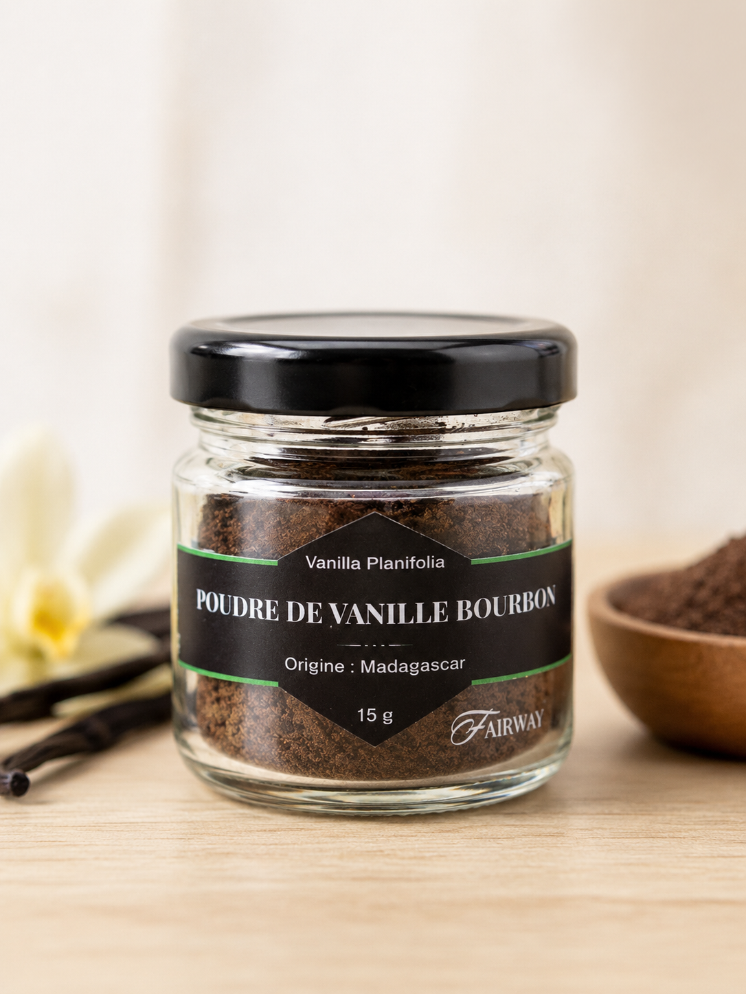 Poudre de vanille de Madagascar