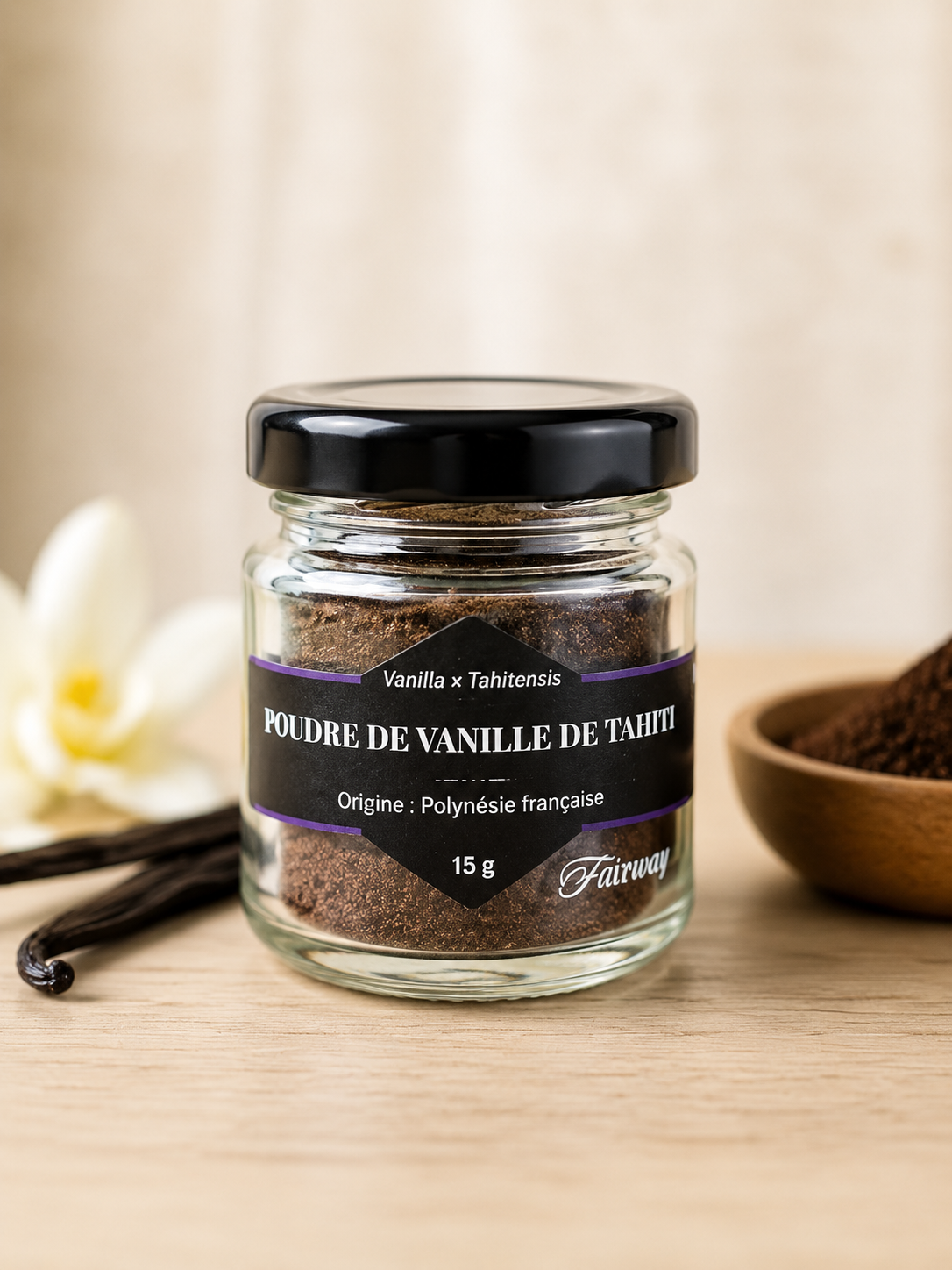 Poudre de vanille de Tahiti
